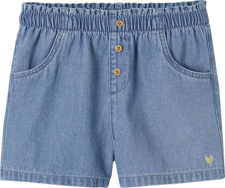 Vertbaudet Mädchen Jeansshorts mit Dehnbund