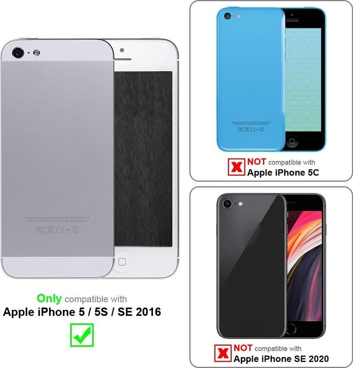 Actual product image Cadorabo TPU Liquid Silicone Case Cover (Apple iPhone 5)
