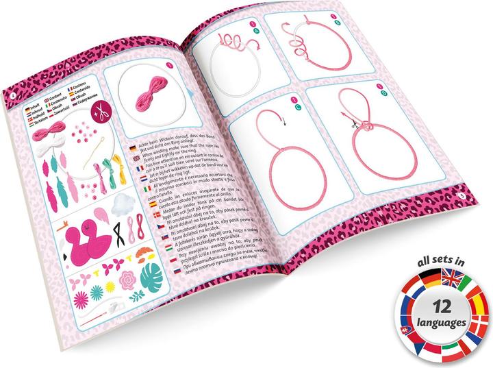 Actual product image Lena Dream catcher flamingo