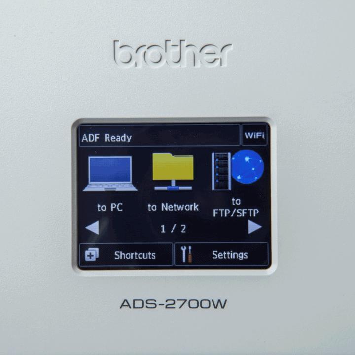 Actual product image Brother Ads-2700w (WLAN, LAN, USB)