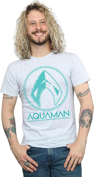 Produktbild Aquaman Aqua Logo TShirt (M)