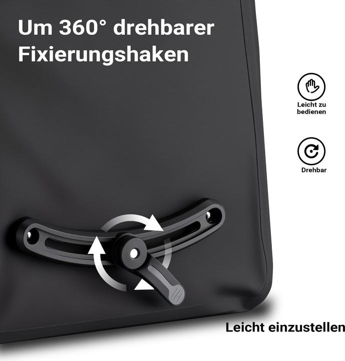 Produktbild Wiltec Gepäckträgertasche (22 l, Gepäckträgertasche)
