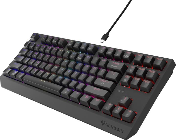 Produktbild Genesis Thor 230 TKL Wireless czarna RGB Outemu Red (US, Kabellos, Kabelgebunden)