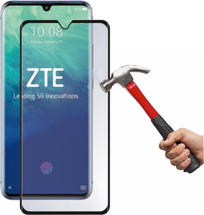 Produktbild Screenguard ZTE Axon 10 Pro Full Screen Panzerglas Schutzfolie 2.5D 9H (1 Stück, ZTE Axon 10 Pro)