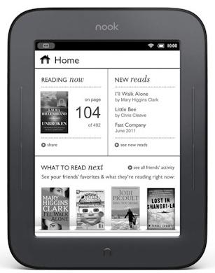 Produktbild Barnes & Noble B&N nook Simple Touch GlowLight (6", 2 GB, Black, Schwarz)