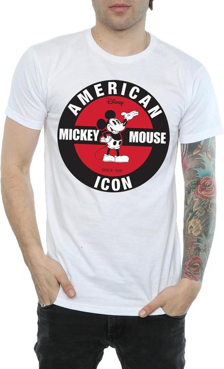 Immagine prodotto Disney Mickey Mouse American Icon Maglietta Uomo (L)