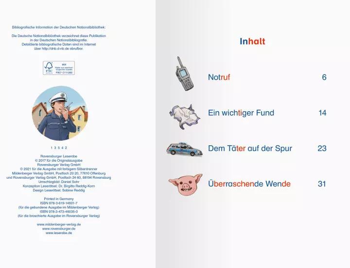 Produktbild Ravensburger Polizeihund Bolle im Einsatz (Deutsch, Katja Reider, Daniel Sohr, 2021)