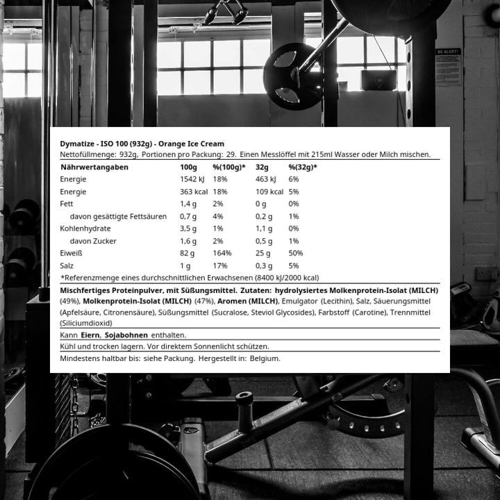 Produktbild Dymatize ISO 100 (Orange, 1 Stk., 932 g)