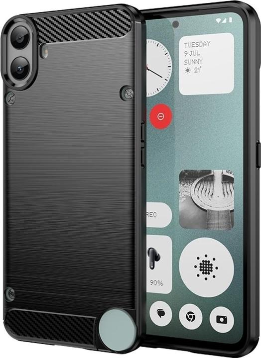Actual product image Screenguard Carbon Brushed Soft TPU (Nothing CMF Phone 1)