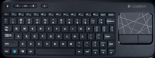 Logitech Wireless Touch Keyboard K400 (CH, Kabellos)