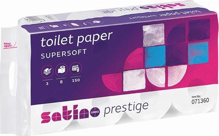 Produktbild Wepa Toilettenpapier Prestige 2010.10371 150 Coupons, 8 Rollen (150 x)
