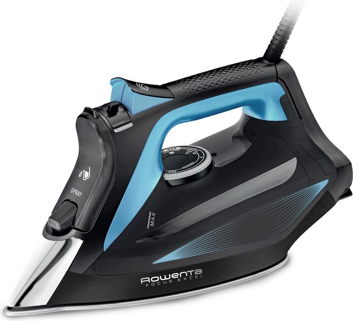 Rowenta DW5310 Dampfbügeleisen Microsteam 400 HD Laser 2700 W Schwarz, Blau (2700 W, 180 g/min)