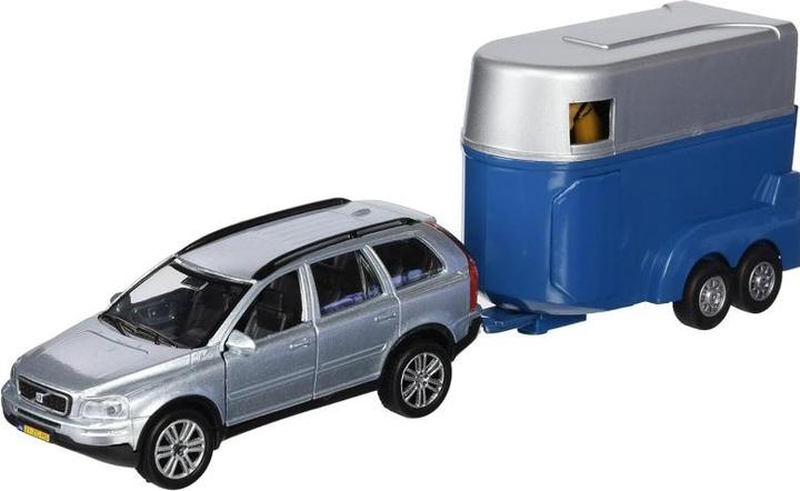 Actual product image NoName Volvo XC90 die cast with horse trailer