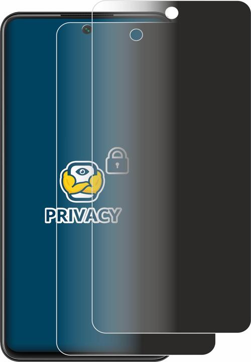 Productafbeelding BROTECT Anti-spionnetje privacyfolie Beschermfolie tegen blauw licht (2 Stuk, Huawei P Smart (2021))