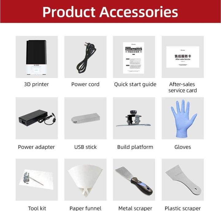 Image du produit FlashForge Imprimante 3D Foto 8.9 LCD Mono