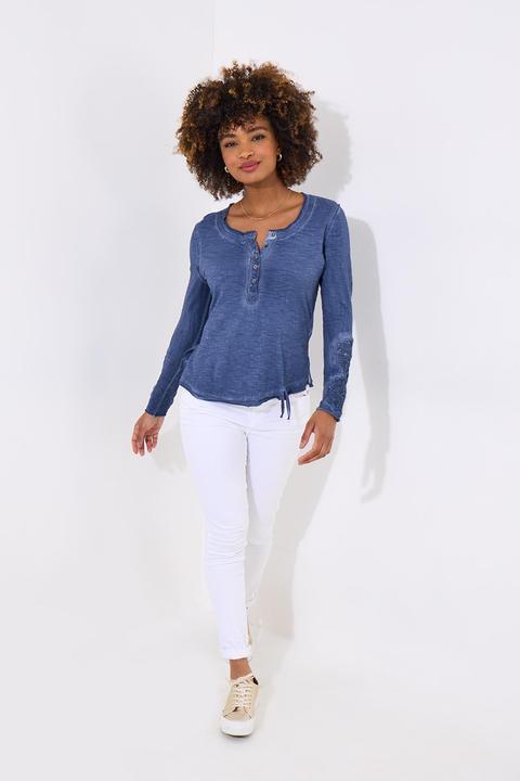 Produktbild Joe Browns Crochet Patch Henley Top (44)
