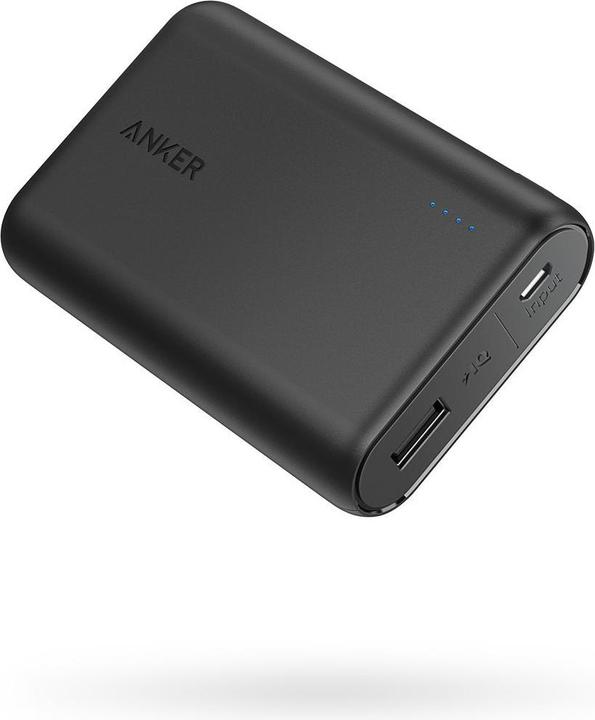 Immagine prodotto Anker Powerbank PowerCore 10000mAh, nero (10000 mAh, 36 Wh)
