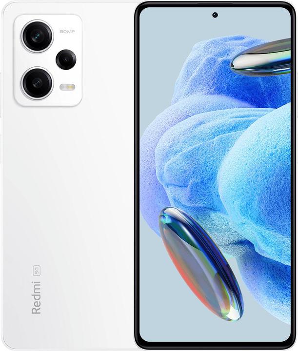 Image du produit Xiaomi Redmi Note 12 Pro 5G (128 Go, Blanc polaire, 6.67", Double SIM, 50 Mpx, 5G)