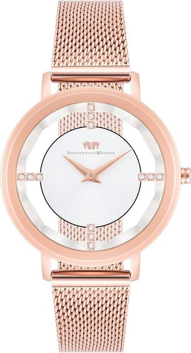 Damen Quarzuhr Lucrezia Edelstahl Roségold - 33688 (Analoguhr, 36 mm)