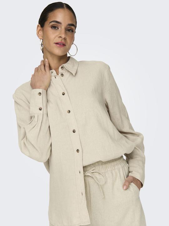 Actual product image JdY Loose fit Shirt collar Sleeve cuffs with button Voluminous sleeve cut Shirt Shirt (M)