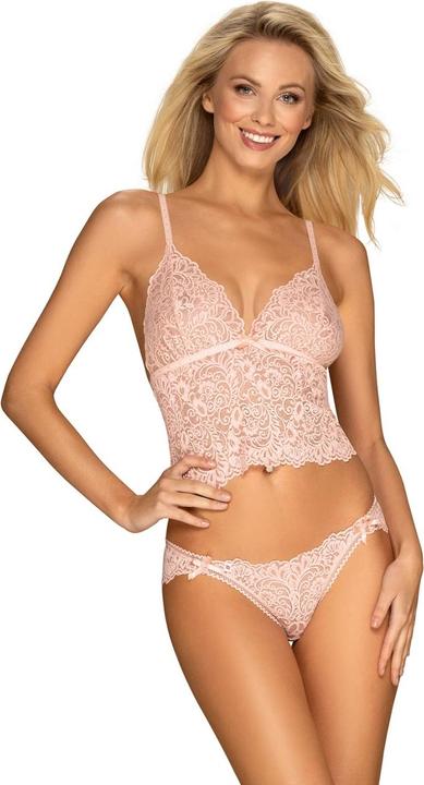 Actual product image Obsessive Delicanta top & thong pink L/XL (XL)
