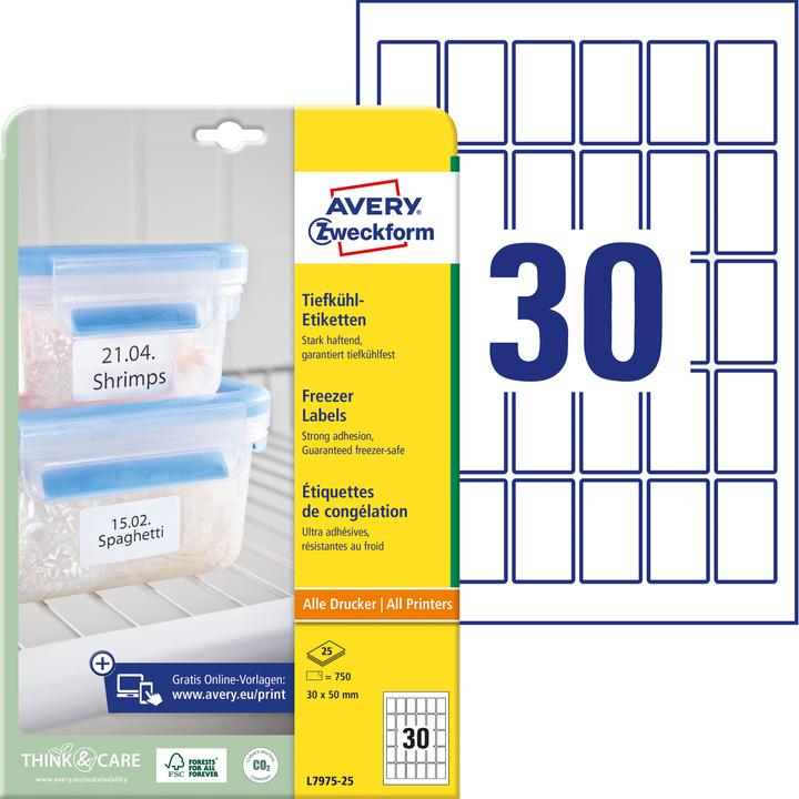 Immagine prodotto Avery Etichette per alimenti surgelati