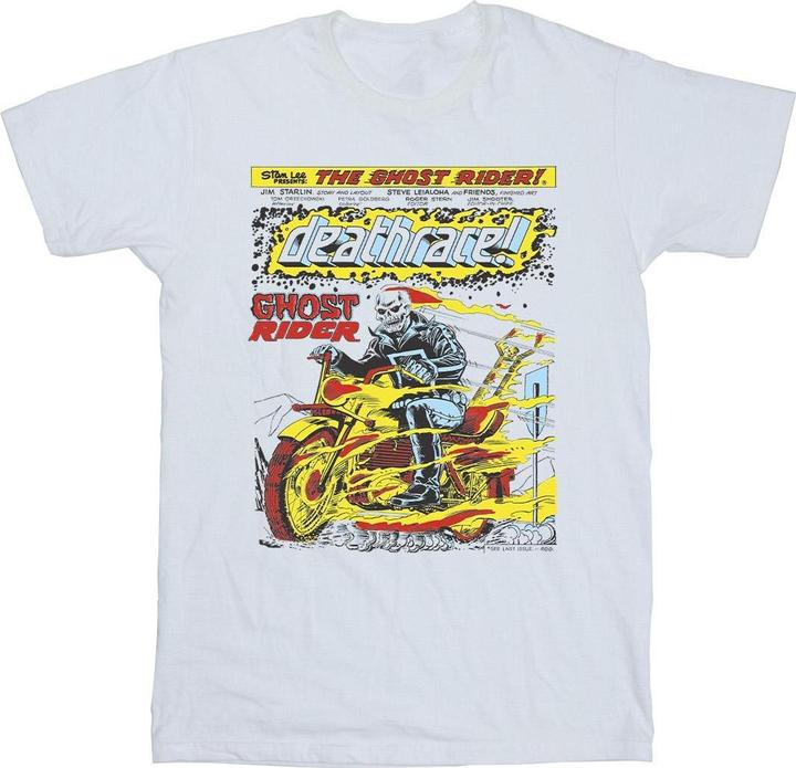 Immagine prodotto Ghost Rider Chest Deathrace Maglietta Uomo (3XL)