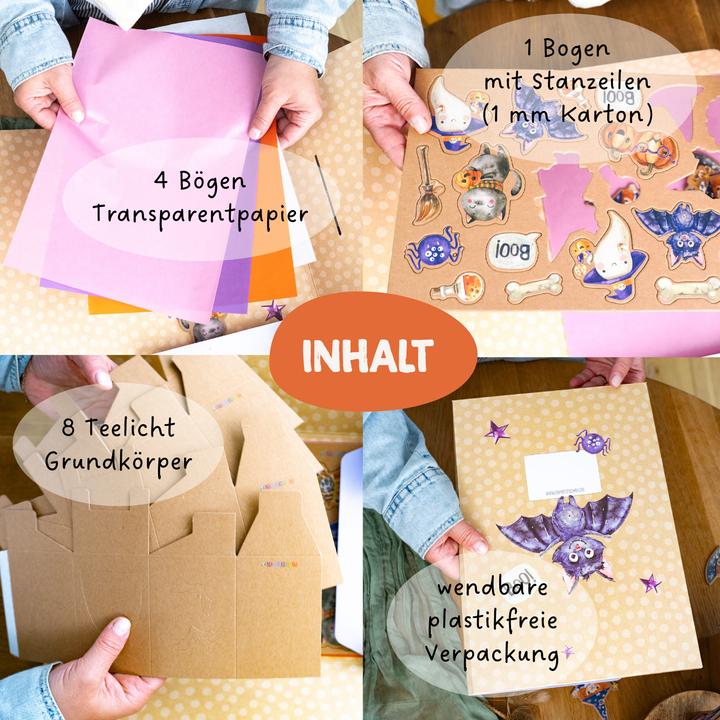 Actual product image Papierdrachen Lanterns Halloween - Set 01