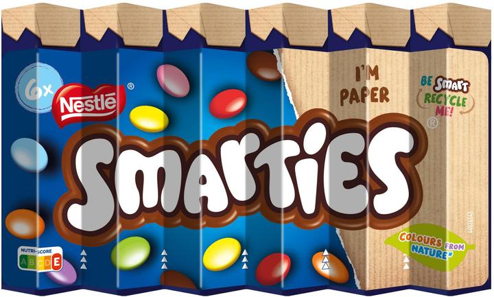 Smarties Bonbons Hexatube 6 pièces (204 g)