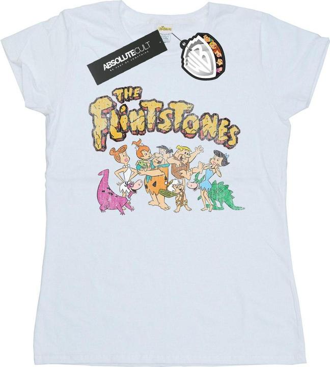Immagine prodotto The Flintstones Group Distressed Maglietta Donna (L)