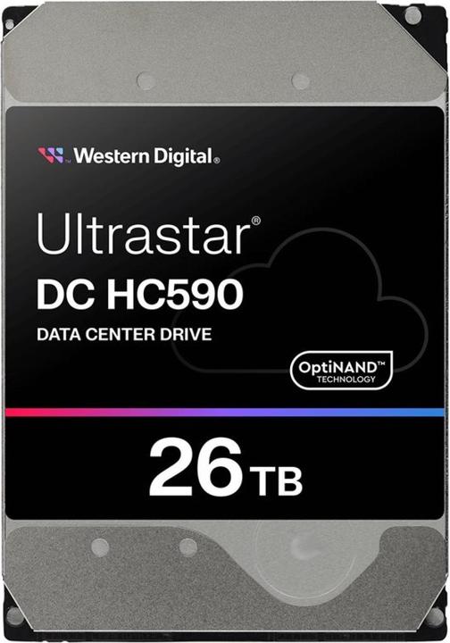 Actual product image WD Ultrastar DC HC590 SAS (26 TB, 3.5", CMR)