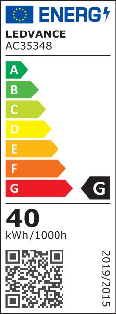 Label énergétique Osram Lampe de poêle (G9, 40 W, 490 lm, 1 x, G)