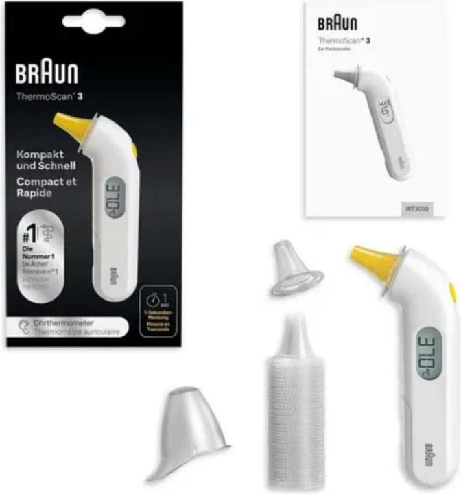 Actual product image Braun ThermoScan 3 IRT3030 (Ear)