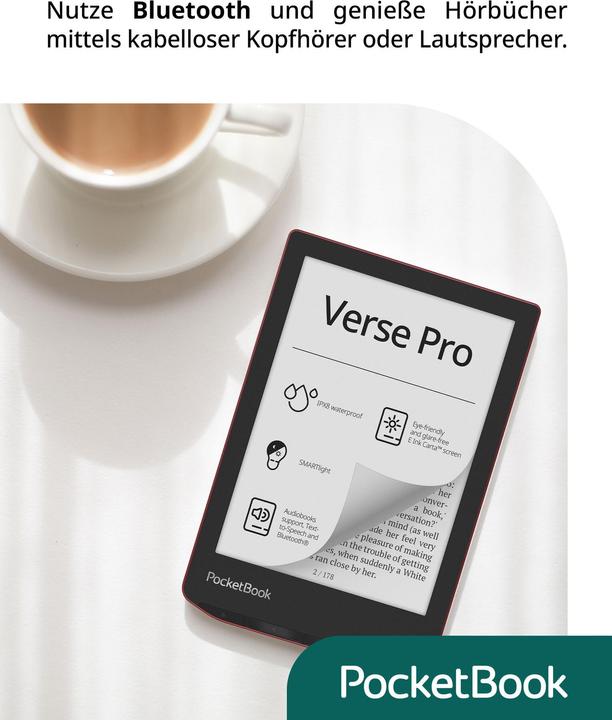 Actual product image PocketBook Verse Pro (6", 16 GB, Azure blue)