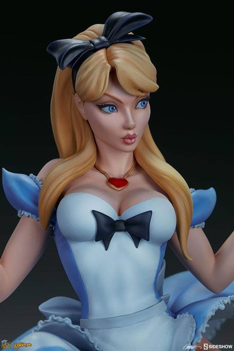 Actual product image Sideshow Fairytale Fantasies Collection "Alice in Wonderland" Statue