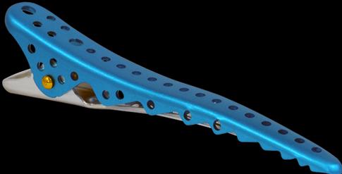 Actual product image Y.S. Park Shark clips aqua blue 2 pcs. 106 mm (2 pcs.)