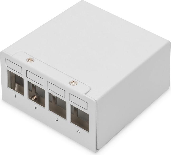 Actual product image Digitus Desktop Modular Blank Patch Panel, shielded, 4-port