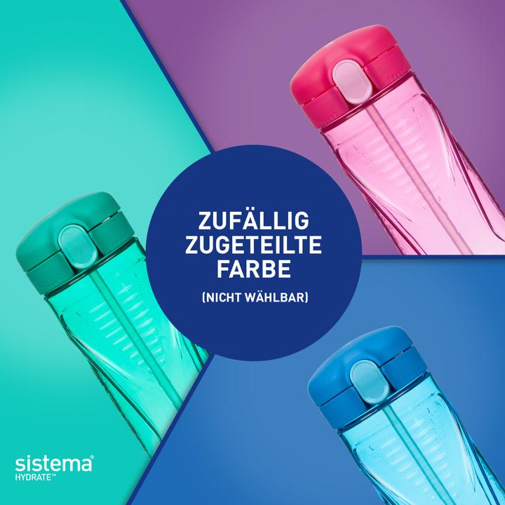 Actual product image Sistema Hydrate Quick Flip 520 ml drinking bottle, assorted (0.52 l)