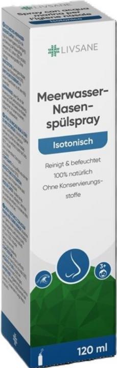 Immagine prodotto Livsane Spray per risciacquo nasale all'acqua di mare isot 120ml (1 Pezzo/i)