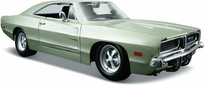 Actual product image Maisto Composite model Dodge Charger R/T 1969 silver