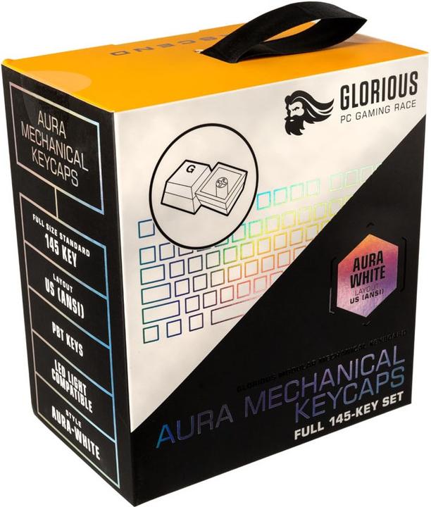 Actual product image Glorious PC Gaming Race Aura Keycaps v2