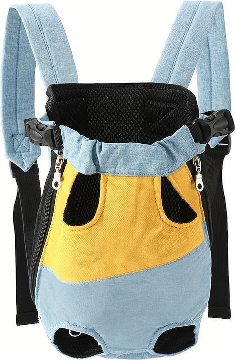 Produktbild Alopini Verstellbarer Tierrucksack für Hunde und Katzen, bequeme Passform, Polyestermaterial mit (Hund, Katze, Atmungsaktiv)