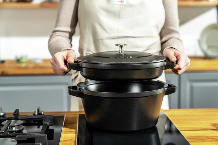 Produktbild Staub Cocotte (24 cm, Bräter + Schmortopf, Gusseisen)