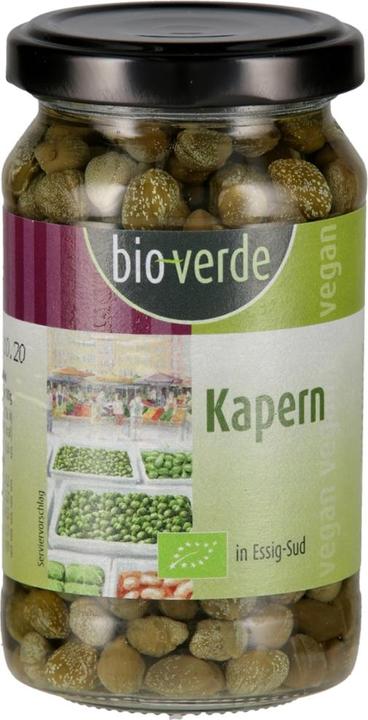 Actual product image Bio-verde Capers in vinegar sauce jar) ATG 100g (180 g)