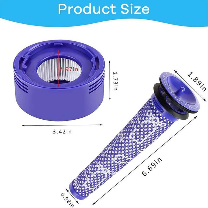 Produktbild Plutoos Ersatzfilter Zubehör für V8 Absolute Animal, V7 Absolute Motorhead Animal Staub
