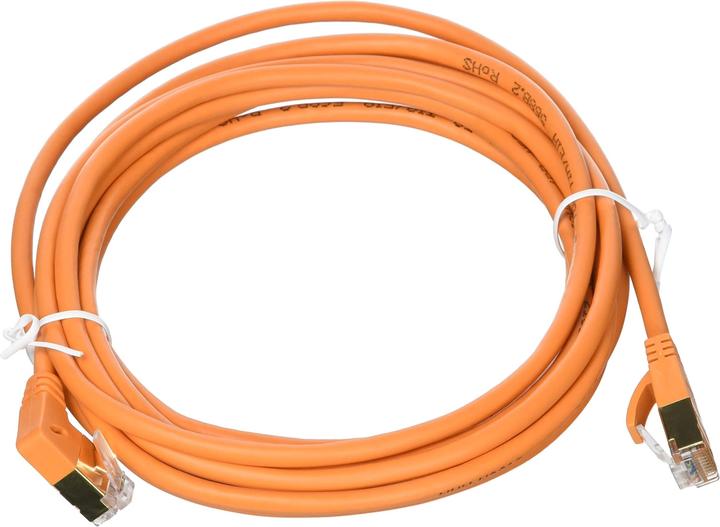 Immagine prodotto Wantec Cavo patch wWCat.7 cavo grezzo angolato a 90°sinistra SSTP arancione 3,0m (S/FTP, CAT7, 3 m)