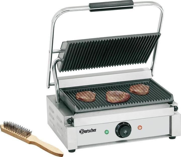 Produktbild Bartscher Kontaktgrill "Panini", gerillt A150674 (EU-Stecker)