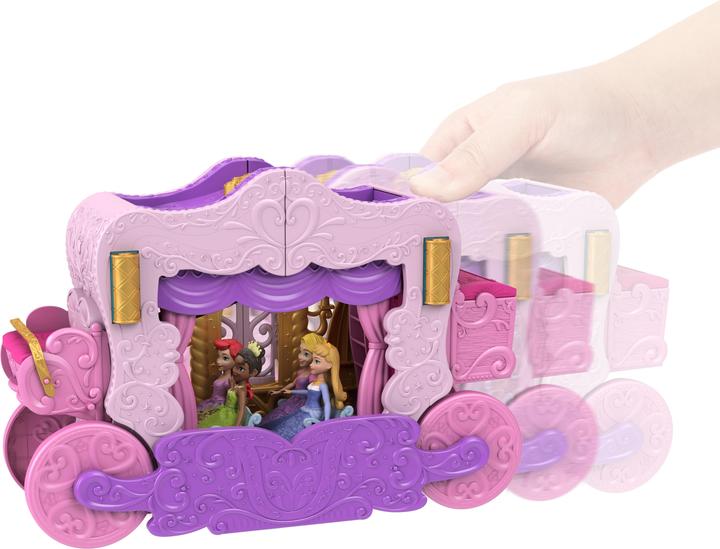 Image du produit Disney Princess Carriage To Castle Transforming Playset (Jeu de transformation de carrosse en château)