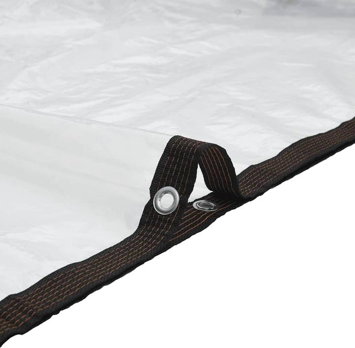 Produktbild VidaXL Transparente Plane mit Ösen 5x5 m Polyethylen durchsichtige Plane (500 x 500 cm)