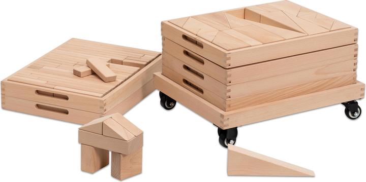 Image du produit Betzold Chariot de construction avec 6 compartiments